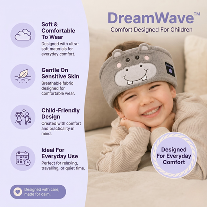 DreamWave™ - Bluetooth Sleep Headband