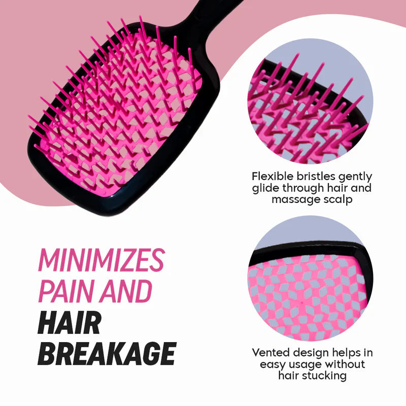 TangleEase™ Pain-Free Detangling Hair Brush
