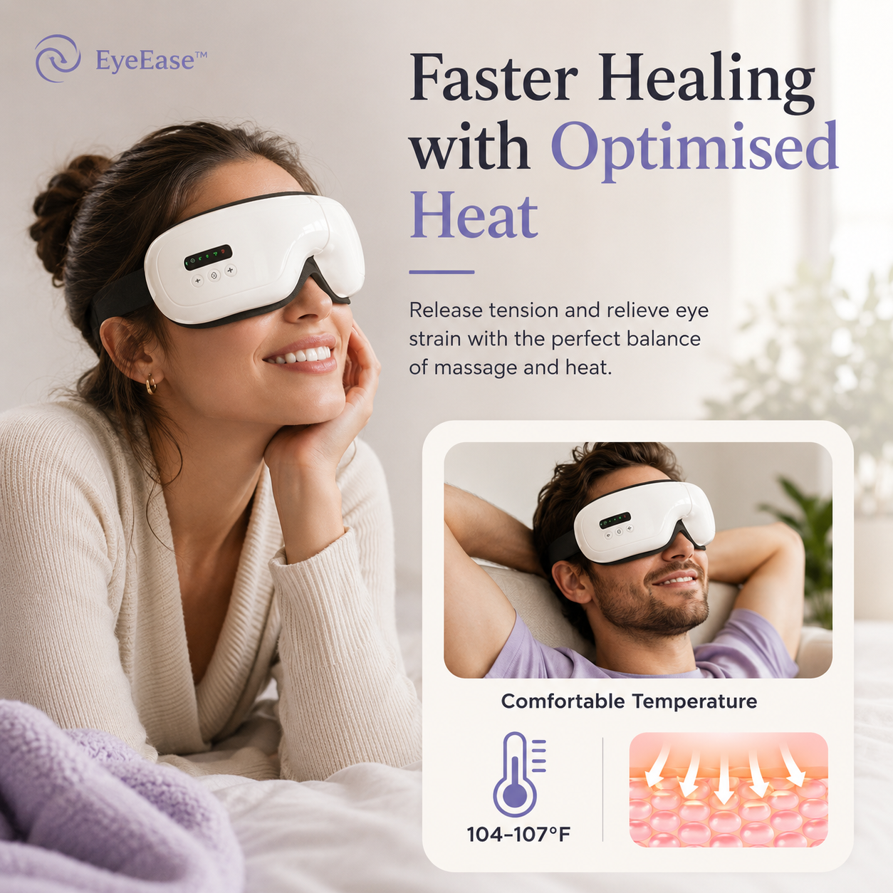EyeEase™ – Heated Eye Massager