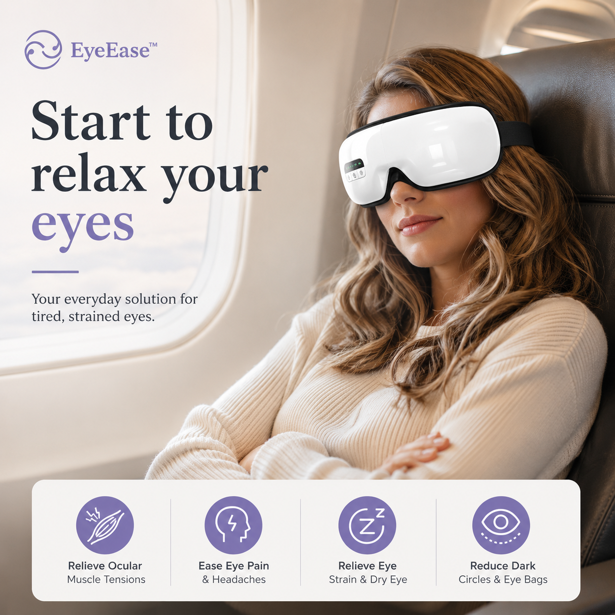 EyeEase™ – Heated Eye Massager