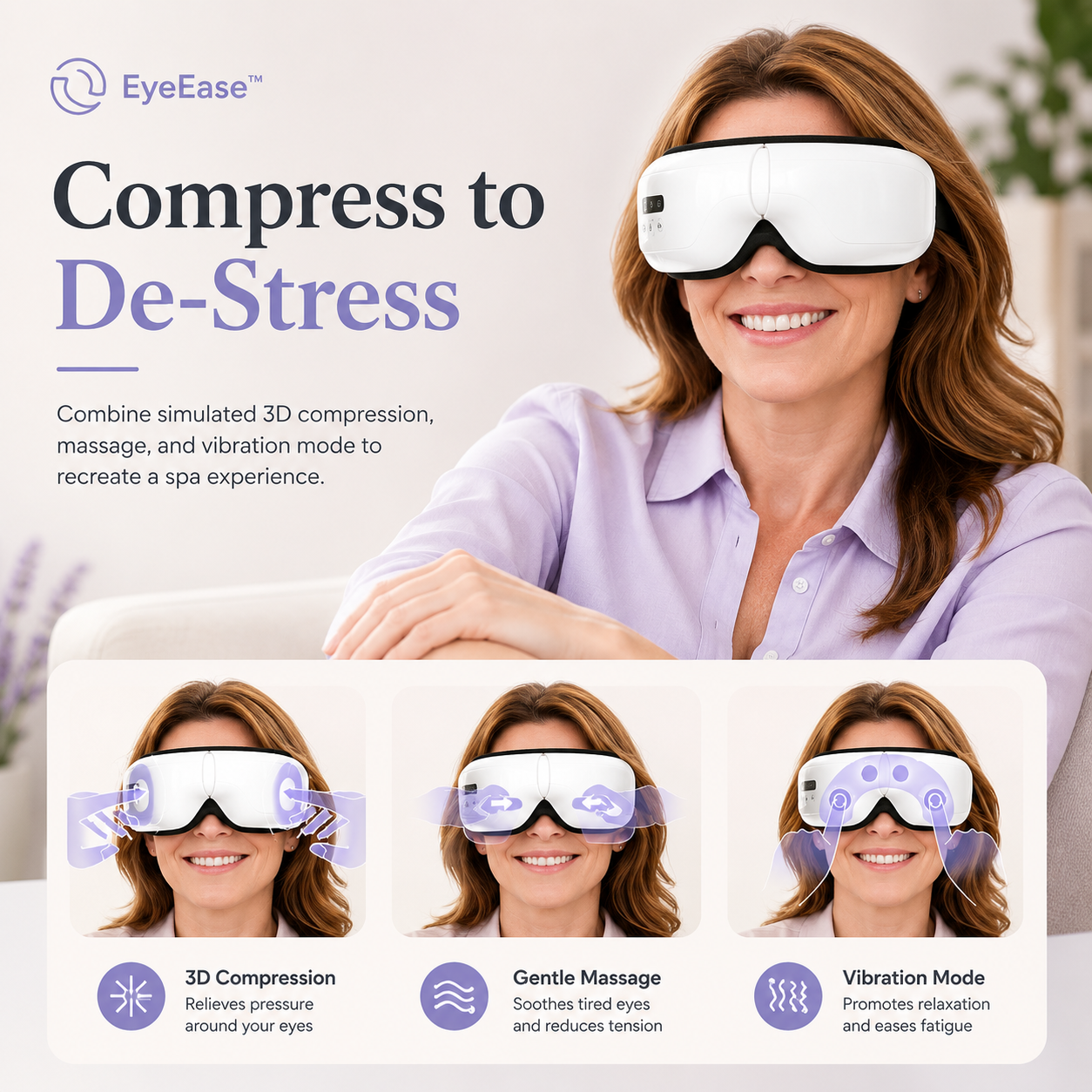 EyeEase™ – Heated Eye Massager
