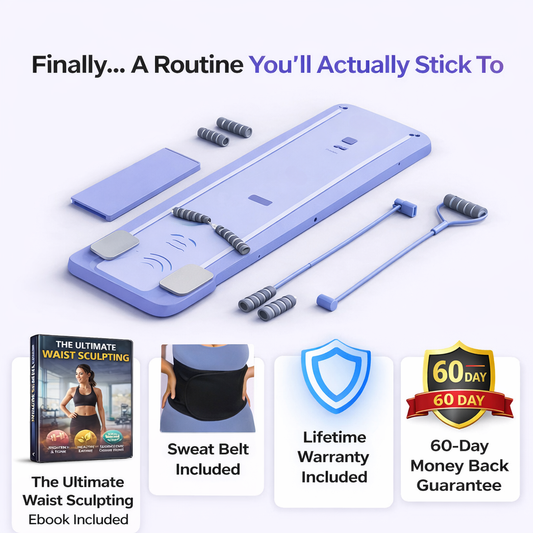 Aurise Beauty™ 4-in-1 Pilates Reformer Board