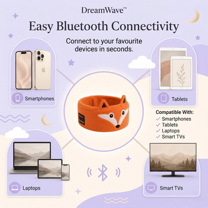 DreamWave™ - Bluetooth Sleep Headband